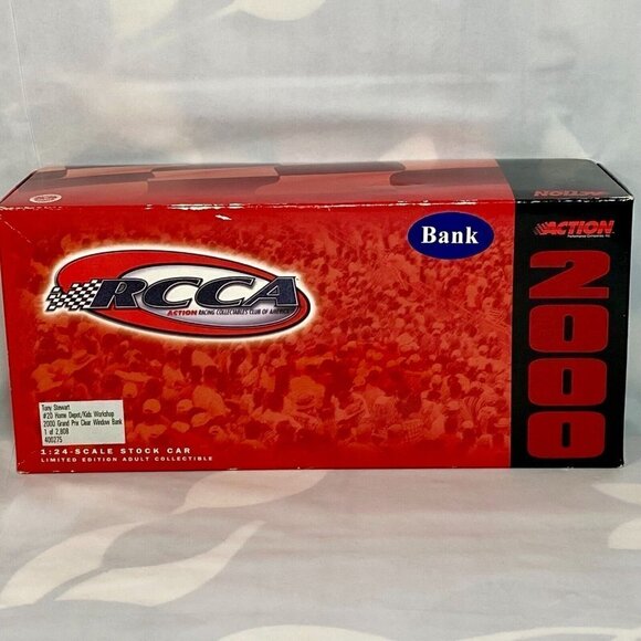 Tony Stewart #20 Home Depot/Kids Workshop 2000 Pontiac Grand Prix Coin Bank RCCA - Picture 15 of 16